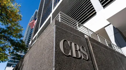Getty Images An image of the CBS News office in New York