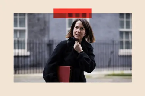 Shutterstock British Secretary of State for Work and Pensions Liz Kendall leaves 10 Downing Street 