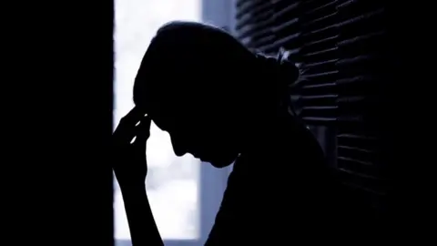 BBC Anonymous distressed woman