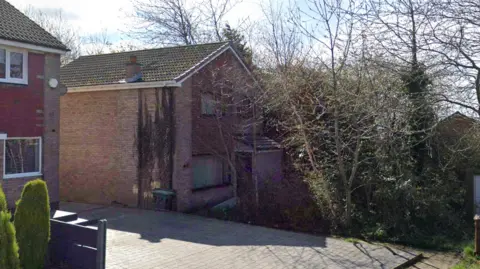 Google street view image of a two-storey property in Haighside Close