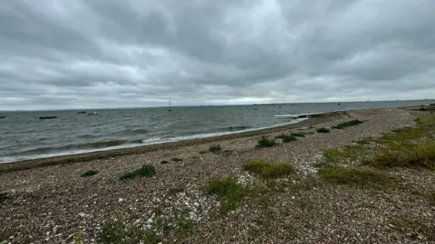 Elliot Deady/BBC Thorpe Bay beach