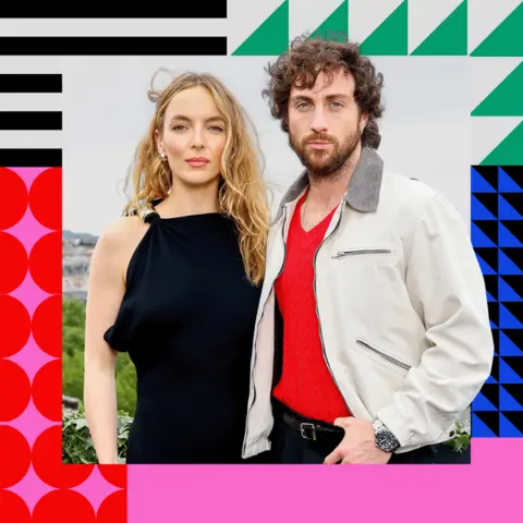 Getty Images A picture of the stars of 28 Years Later - Aaron Taylor-Johnson and Jodie Comer