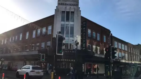 BBC Former Debenhams store in Bedford
