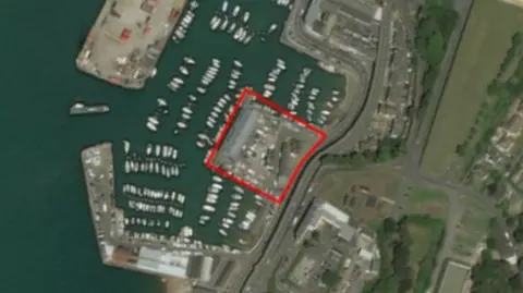 Ports of Jersey Aerial view of the La Folie site 