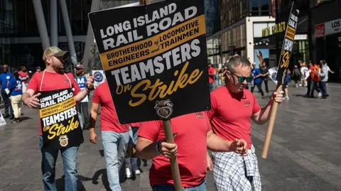 Rail workers