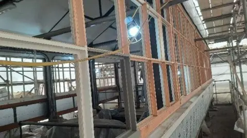 North East Lincolnshire Council The control room of Corporation Road Bridge, Grimsby, which is undergoing repairs