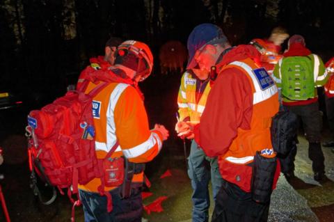 Staff from Berkshire Lowland Search and Rescue