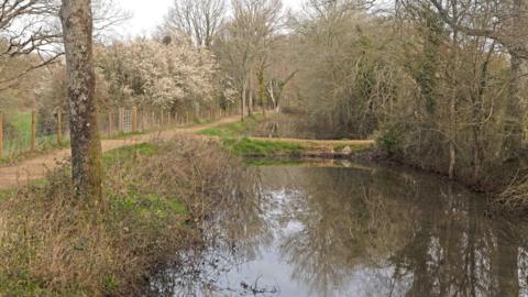 Gennets Farm section of Wey and Arun Canal