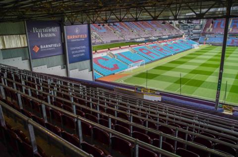 Safe standing area at Turf Moor
