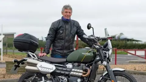 Lincolnshire Police  Keith Smith with his motorbike