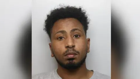 South Yorkshire Police Custody shot of Mulue Btseamlak