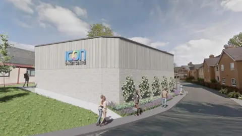 CSM Architects Artist impression of new cancer centre at Nuffield Health Derby Hospital