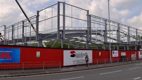 The building site of the planned Shipley Home Bargains store