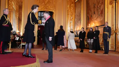 PA Media The Right Honourable Jonathan Ashworth, from Leicester, lately Member of Parliament for Leicester South, is made a Commander of the Order of the British Empire at Windsor Castle