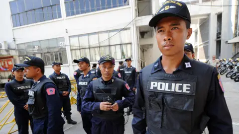 Getty Images Thai police officers
