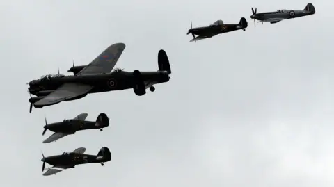 PA Media Battle of Britain Memorial Flight planes
