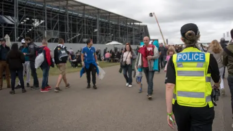 Northamptonshire Police Police at Silverstone