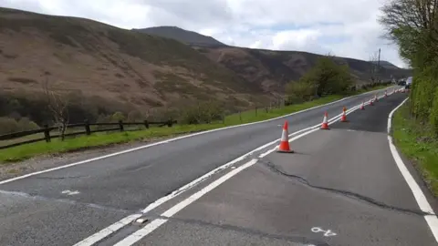 Derbyshire County Council Landslip image