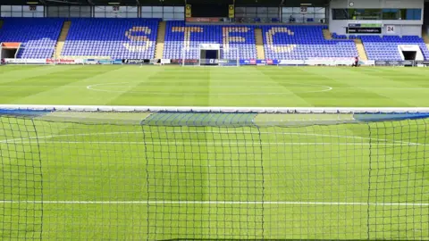 Rex Features The Croud Meadow, home of Shrewsbury Town.