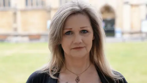 Prof Jane Monckton-Smith looking into the camera