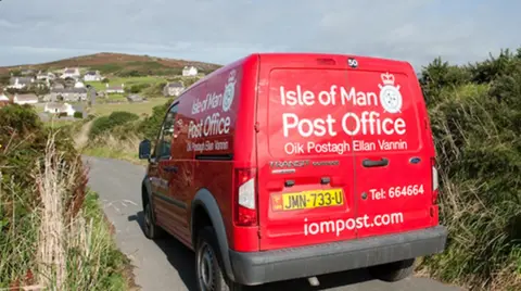 IOMPO Isle of Man Post Office van
