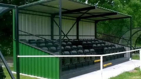 Local Democracy Reporting Service Football stand