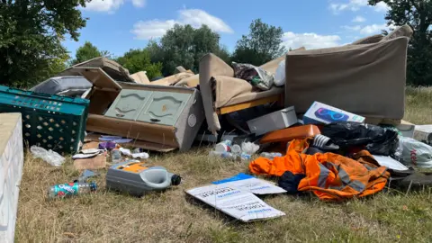 Fly-tip in Derby