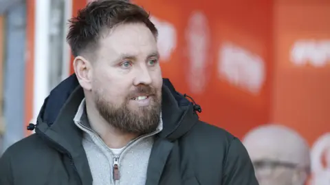 Rob Elliot during his time as manager of Crawley