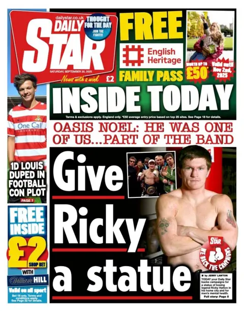  "Give Ricky a statue".
