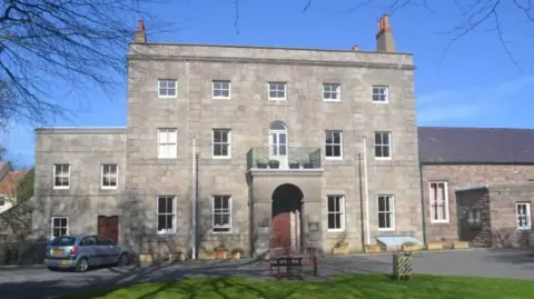 BBC General view of Island Hall in Alderney