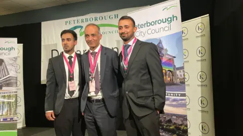 Shariqua Ahmed / BBC Farooq with his sons 