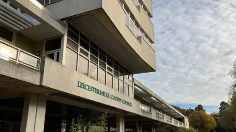 BBC The exterior of Leicestershire County Council