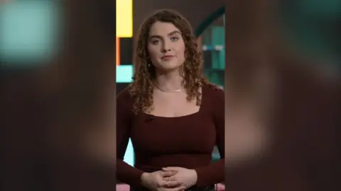 Mimi looking into the camera