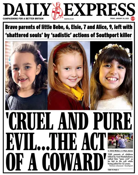  "'Cruel and pure evil... the act of a coward'". 