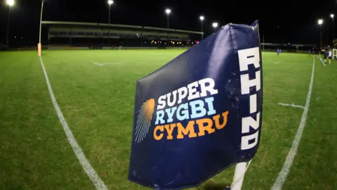 A generic view of Brewery Field before a Super Rygbi Cymru game