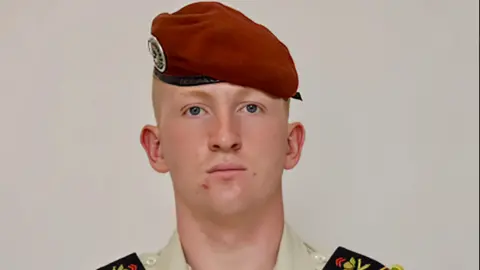 A headshot of Brigadier Alexandre Lanckbeen in his military uniform 