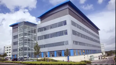 A large hospital building in Swindon.