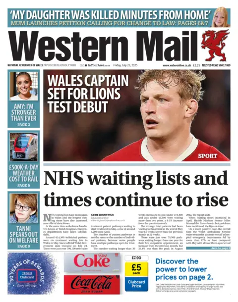 Wales' papers: Jac Morgan set for Lions test and fight on train