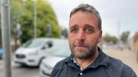 BBC Terry Matthews pictured after his early release from HMP Nottingham on Tuesday