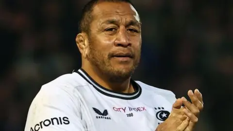 Mako Vunipola in action for Saracens 