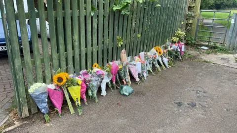 Floral tributes