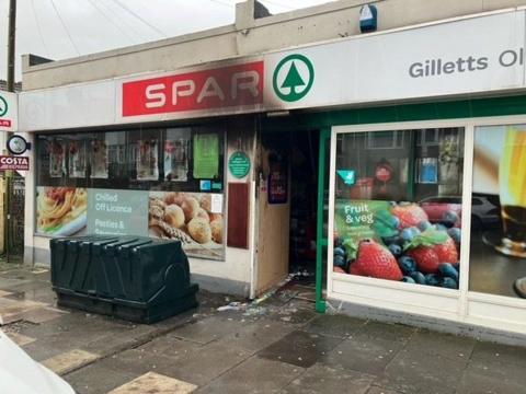 The Spar on Old Laira Road