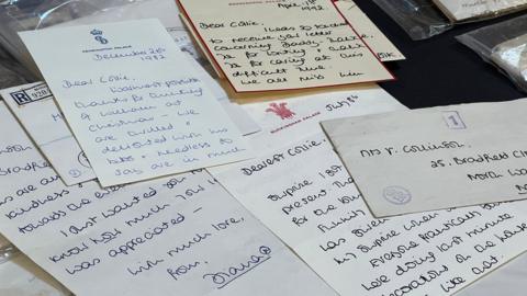 Handwritten letters from Princess Diana to her former housekeeper