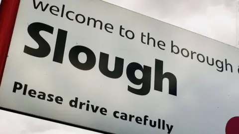 Getty Images Slough town sign