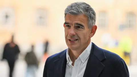 Reuters BBC director-general Matt Brittin seen outside New Broadcasting House on his first day in the role at the BBC, in London, on 18 May 2026