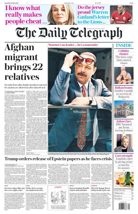  "Afghan migrant brings 22 relatives".