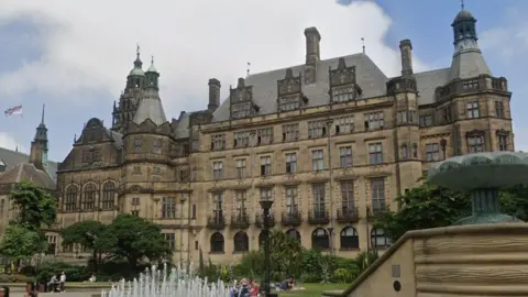 Google Exterior of Sheffield Town Hall