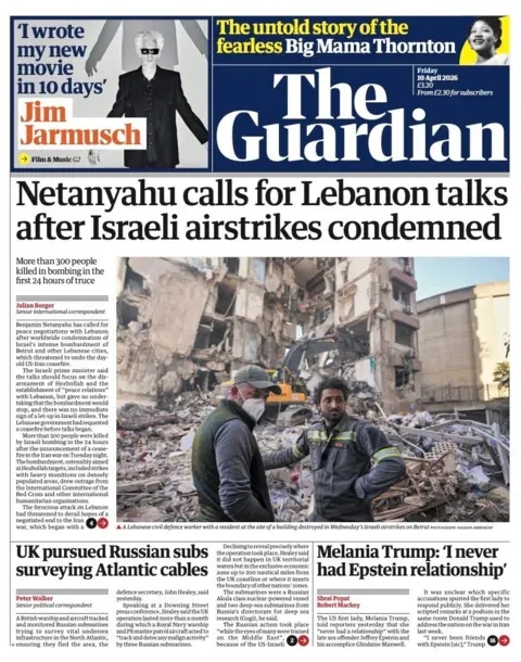  “Netanyahu calls for Lebanon talks after Israeli airstrikes condemned”.