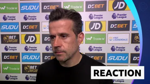 Marco Silva gives BBC Sport a post match interview after Fulhan drew with Wolves 1-1 in the Premiere League