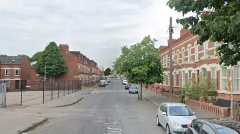 Google maps A street view of Agincourt Avenue. Some cars are parked next to terraced houses. Some trees have been planted next to the houses.